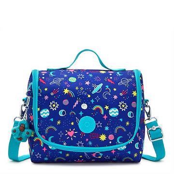 Kipling New Kichirou Printed Lunch Bag Tassen Blauw | België 1058YX